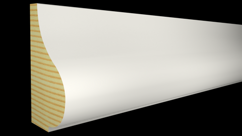 PA-108-022-1-PF - 11/16" x 1-1/4" Primed Finger Joint Panel Molding - $1.54