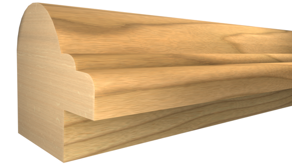 Profile View of Panel Molding, product number PA-108-104-1-MA - 1-1/8" x 1-1/4" Maple Panel Molding - $3.49/ft sold by American Wood Moldings