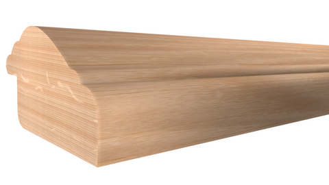 Profile View of Panel Molding, product number PA-116-026-1-RO - 13/16" x 1-1/2" Red Oak Panel Molding - $2.25/ft sold by American Wood Moldings