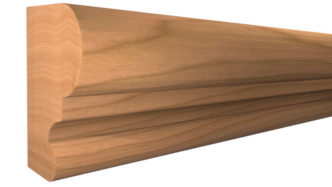 Profile View of Panel Molding, product number PA-120-102-1-CH - 1-1/16" x 1-5/8" Cherry Panel Molding - $3.61/ft sold by American Wood Moldings