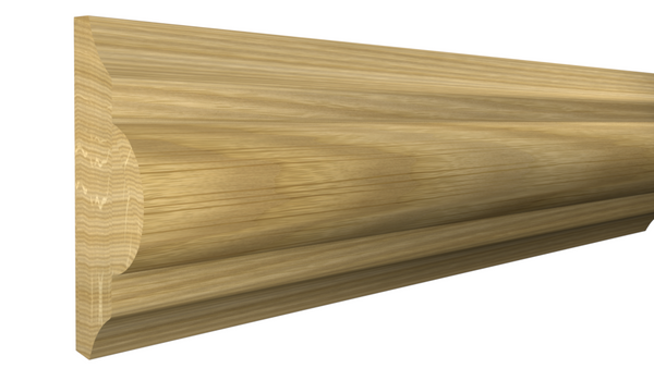 Profile View of Panel Molding Molding, product number PA-124-024-1-WO - 3/4" x 1-3/4" White Oak Panel Molding - $5.67/ft sold by American Wood Moldings