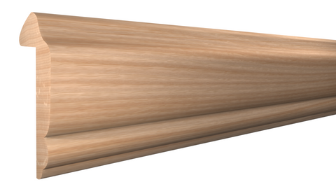 Profile View of Panel Molding, product number PA-204-030-1-RO - 15/16" x 2-1/8" Red Oak Panel Molding - $3.46/ft sold by American Wood Moldings