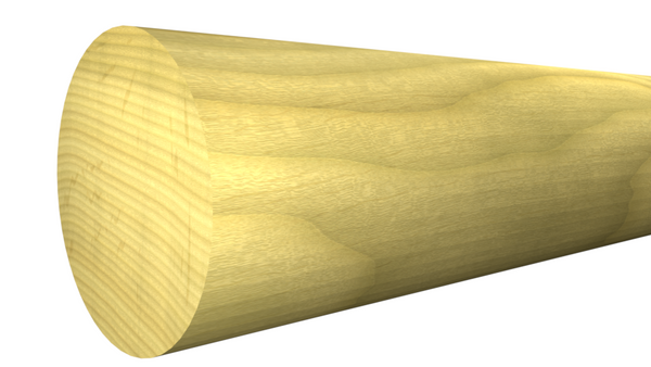 RO-024-024-2-PO - 3/4" x 3/4" Poplar Full Round - $1.56/ft