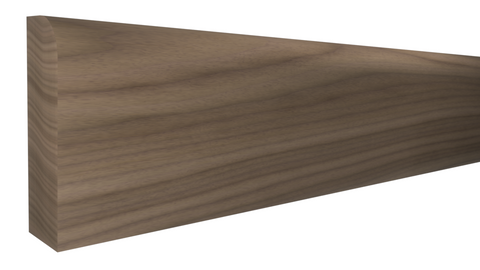 Profile View of Scribe Molding, product number SB-100-010-1-WA - 5/16" x 1" Walnut Scribe Molding - $4.56/ft sold by American Wood Moldings