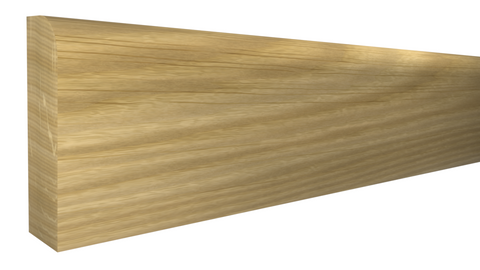 Profile View of Scribe Molding, product number SB-100-010-1-WO - 5/16" x 1" White Oak Scribe Molding - $3.25/ft sold by American Wood Moldings