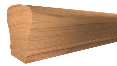 SHR-212-208-1-CH - 2-1/4" x 2-3/8" Cherry Stair Handrail - $15.93/ft