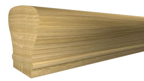 SHR-212-208-1-WO - 2-1/4" x 2-3/8" White Oak Stair Handrail - $26.82/ft