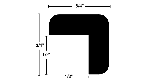 Tiger Stripe Maple Outside Corner Moldings