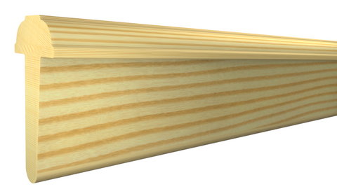 AS-208-108-1-CP - 1-1/4" x 2-1/4" Clear Pine Interior Astragal - $6.16/ft