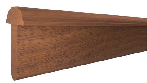 AS-208-108-1-HMH - 1-1/4" x 2-1/4"  Honduras Mahogany Interior Astragal - $15.45/ft