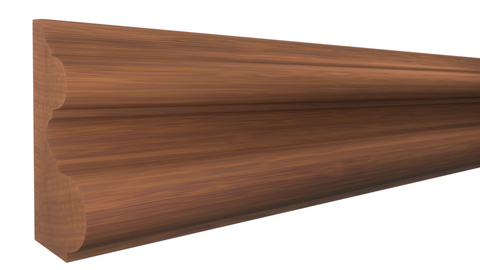 BA-400-204-1-HMH - 2-1/8" x 4"  Honduras Mahogany Base - $33.70/ft