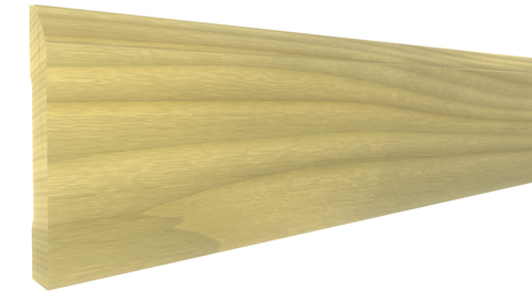 Profile View of Base Molding, product number BA-408-021-1-PO - 21/32" x 4-1/4" Poplar Base - $3.03/ft sold by American Wood Moldings