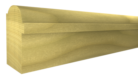BB-112-100-1-PO - 1" x 1-3/8"  Poplar Backband - $1.98/ft