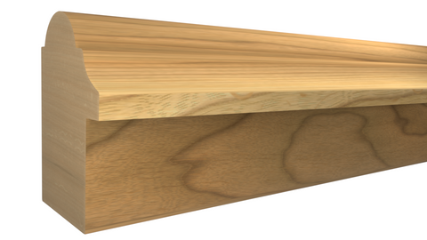 Profile View of Backband Molding, product number BB-116-102-1-MA - 1-1/16" x 1-1/2" Maple Backband - $2.32/ft sold by American Wood Moldings