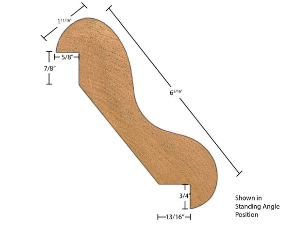 Red Oak Bar Railing Red Oak Bar Rail - BR-606-122-1-RO - $25.85/ft – American Wood Moldings