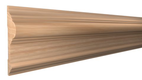 CH-308-100-1-RO - 1" x 3-1/4"  Red Oak Chair Rail - $6.87/ft