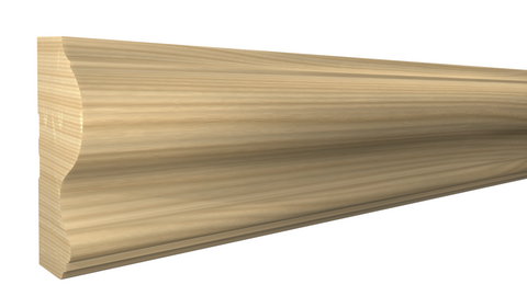 CH-316-116-1-AS - 1-1/2" x 3-1/2" Ash Chair Rail - $7.94/ft