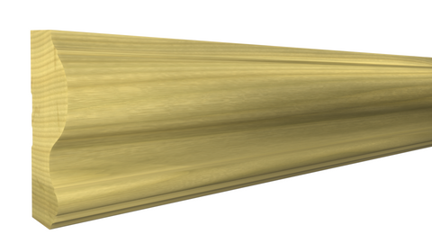 CH-316-116-1-PO - 1-1/2" x 3-1/2" Poplar Chair Rail - $5.80/ft