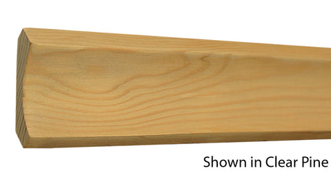 Profile View of Cove Molding, product number CO-208-018-1-CP - 9/16" x 2-1/4" Clear Pine Cove - $1.24/ft sold by American Wood Moldings