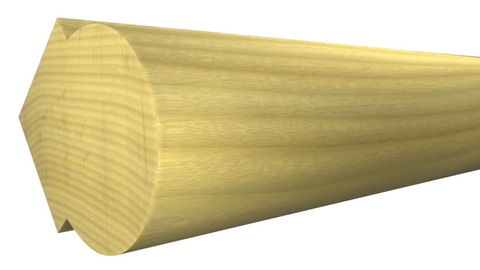 CR-030-028-1-PO - 7/8" x 15/16" Poplar Crown - $1.64/ft