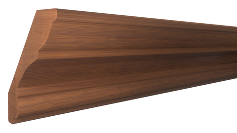 CR-316-024-1-HMH - 3/4" x 3-1/2" Honduras Mahogany Crown - $10.00/ft