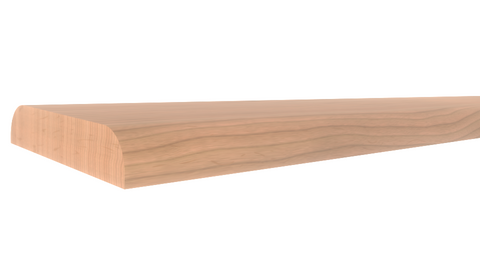 Profile View of Mullion Molding, product number MU-116-009-1-CH - 9/32" x 1-1/2" Cherry Mullion - $2.57/ft sold by American Wood Moldings