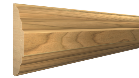 Profile View of Mullion Molding, product number MU-116-020-1-MA - 5/8" x 1-1/2" Maple Mullion - $2.40/ft sold by American Wood Moldings