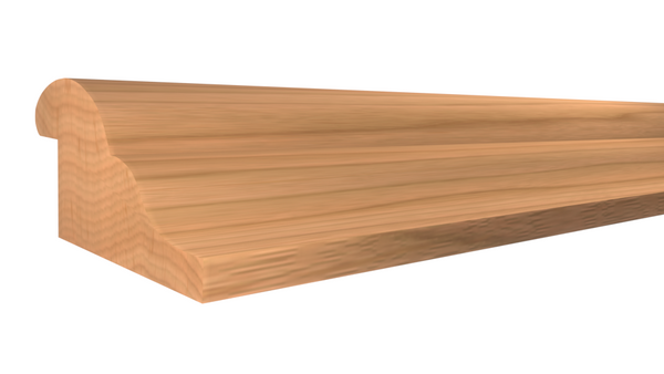 Profile View of Panel Molding Molding, product number PA-024-012-1-CH - 3/8" x 3/4" Cherry Panel Molding - $1.56/ft sold by American Wood Moldings
