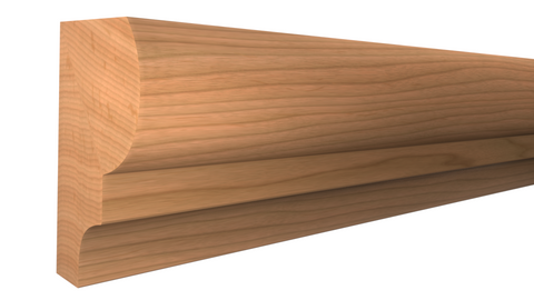 Profile View of Panel Molding Molding, product number PA-024-016-1-CH - 1/2" x 3/4" Cherry Panel Molding - $1.52/ft sold by American Wood Moldings