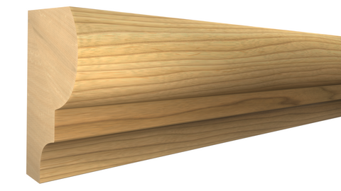 Profile View of Panel Molding Molding, product number PA-024-016-1-MA - 1/2" x 3/4" Maple Panel Molding - $1.44/ft sold by American Wood Moldings