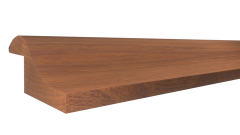Profile View of Panel Molding Molding, product number PA-028-014-1-HMH - 7/16" x 7/8" Honduras Mahogany Panel Molding - $3.04/ft sold by American Wood Moldings