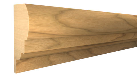 Profile View of Panel Molding Molding, product number PA-028-016-1-MA - 1/2" x 7/8" Maple Panel Molding - $1.68/ft sold by American Wood Moldings