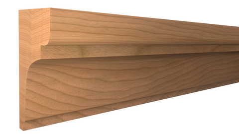 Profile View of Panel Molding Molding, product number PA-108-024-1-CH - 3/4" x 1-1/4" Cherry Panel Molding - $2.60/ft sold by American Wood Moldings