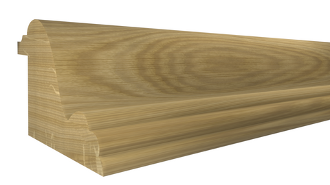 Profile View of Panel Molding, product number PA-112-102-1-WO - 1-1/16" x 1-3/8" White Oak Panel Molding - $6.31/ft sold by American Wood Moldings