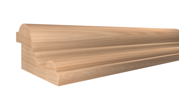 Profile View of Panel Molding Molding, product number PA-116-028-1-RO - 7/8" x 1-1/2" Red Oak Panel Molding - $2.04/ft sold by American Wood Moldings