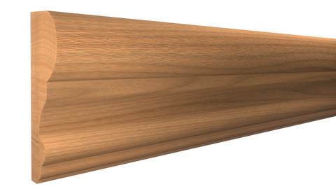 Profile View of Panel Molding Molding, product number PA-124-020-1-PH - 5/8" x 1-3/4" Philippine Mahogany Panel Molding - $3.48/ft sold by American Wood Moldings