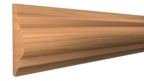 Profile View of Panel Molding, product number PA-124-024-1-CH - 3/4" x 1-3/4" Cherry Panel Molding - $2.96/ft sold by American Wood Moldings