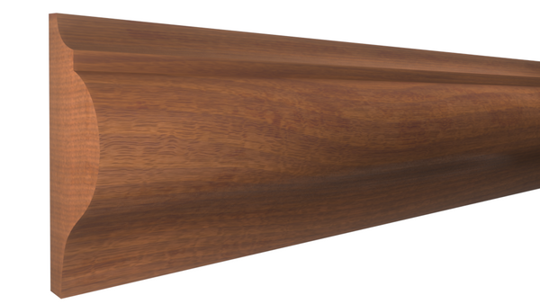 Profile View of Panel Molding Molding, product number PA-124-024-3-HMH - 3/4" x 1-3/4" Honduras Mahogany Panel Molding - $5.72/ft sold by American Wood Moldings