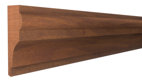 Profile View of Panel Molding Molding, product number PA-124-028-1-HMH - 7/8" x 1-3/4" Honduras Mahogany Panel Molding - $5.60/ft sold by American Wood Moldings