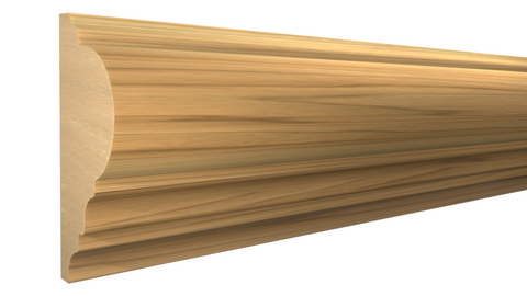 Profile View of Panel Molding, product number PA-128-028-1-MA - 7/8" x 1-7/8" Maple Panel Molding - $3.40/ft sold by American Wood Moldings
