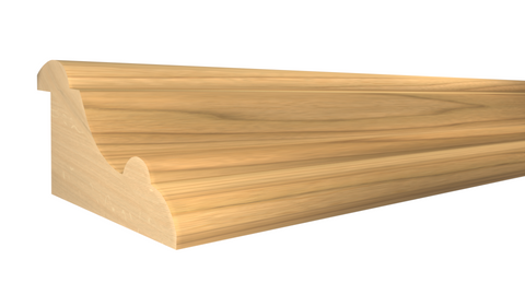 Profile View of Panel Molding, product number PA-130-100-1-MA - 1" x 1-15/16" Maple Panel Molding - $4.16/ft sold by American Wood Moldings