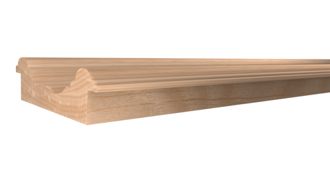 Profile View of Panel Molding, product number PA-216-026-1-RO - 13/16" x 2-1/2" Red Oak Panel Molding - $1.84/ft sold by American Wood Moldings