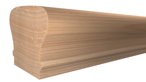 SHR-212-220-1-RO - 2-5/8" x 2-3/8" Red Oak Stair Handrail - $11.74/ft