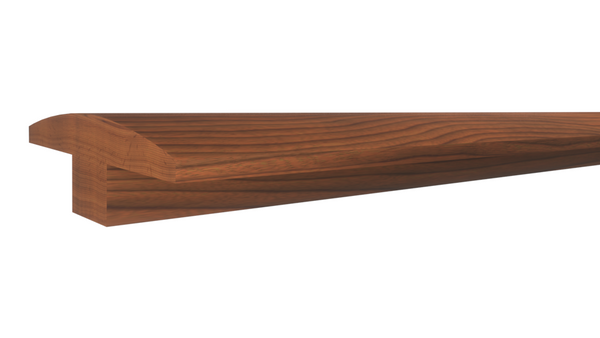 Profile View of T-Mold Molding, product number TM-200-022-1-BCH - 11/16" x 2" Brazilian Cherry T-Molding - $6.65/ft sold by American Wood Moldings
