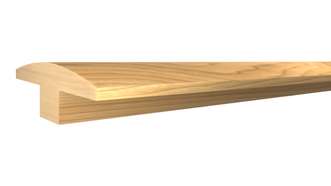 Profile View of T-Mold Molding, product number TM-200-022-1-MA - 11/16"x 2" Maple T-Molding - $4.00/ft sold by American Wood Moldings