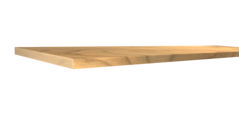 Profile View of Standard Size 1x12 Hard Maple Boards - $14.12/ft sold by American Wood Moldings