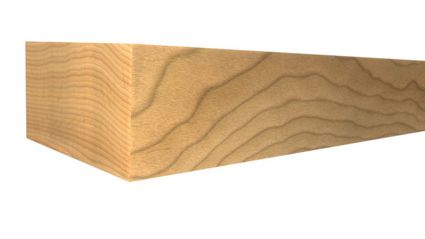 Profile View of Standard Size 1x2 Hickory Boards - $1.52/ft sold by American Wood Moldings