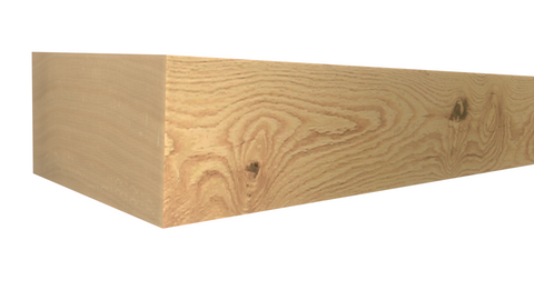 Profile View of Standard Size 1x2 Knotty Maple Boards - $1.20/ft sold by American Wood Moldings