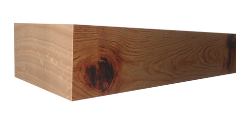 Profile View of Standard Size 1x2 Knotty Red Cedar Boards - $1.72/ft sold by American Wood Moldings