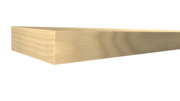 Profile View of Standard Size 1x3 Ash Boards - $2.04/ft sold by American Wood Moldings